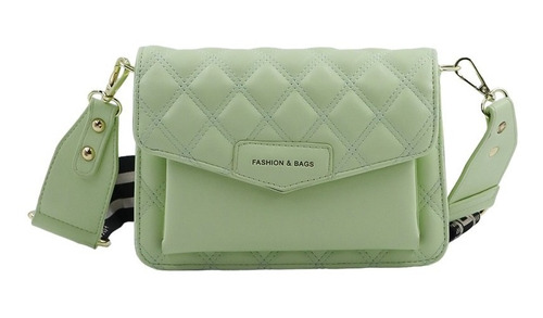 Cartera Croosbody Ecocuero Green Mod 807