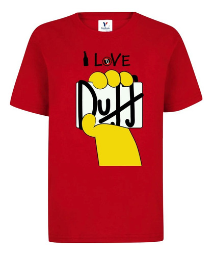 Playera Simpsons Homero Simpson Cerveza Duff Varios Diseños