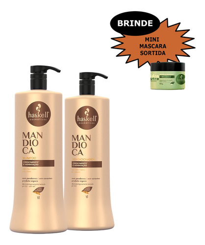 Kit Haskell Mandioca Shampoo+cond 1l +
