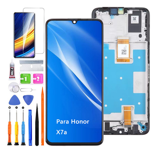 Pantalla Para Honor X7a Rky-lx3 Display Con Marco