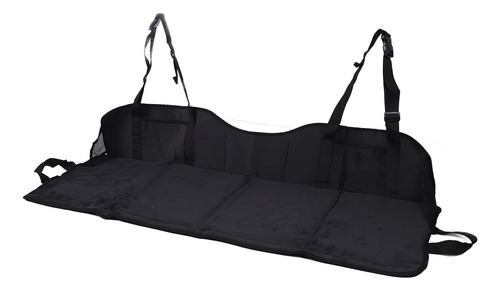 Colchón Plegable Para Asiento Trasero De Viaje, Negro Y Negr