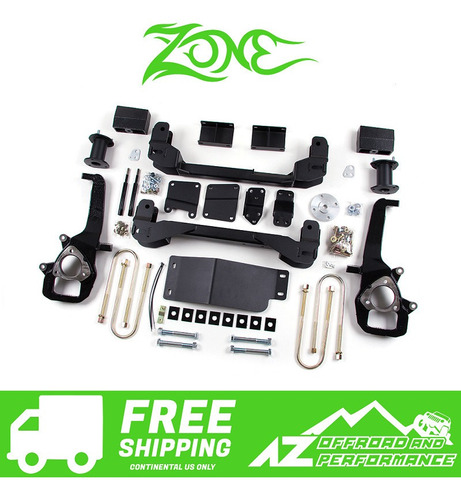 Zone Offroad 4  Suspension System Lift Kit 06-08 Dodge Ram