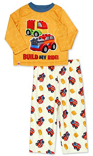 Pantalones De Franela Lego Duplo Trucks Para Niños Pequeños