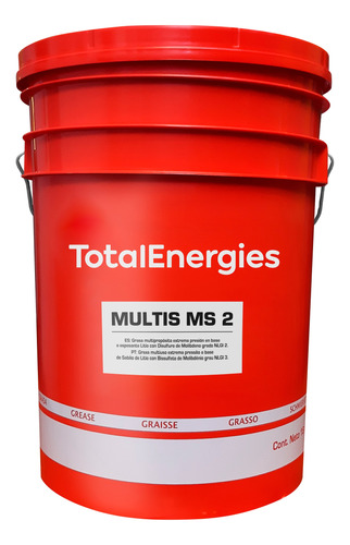 Total Multis Ms 2 (grasa C/disulfuro Molibdeno) Balde 18 K