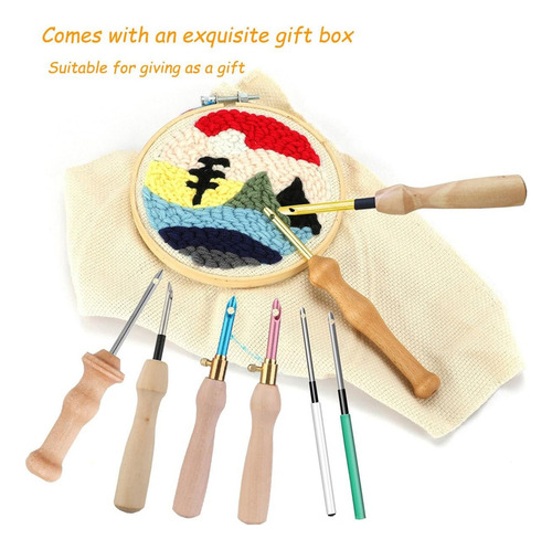 . Kit De Agulhas Punch Needle De 17 Unidades Kits De