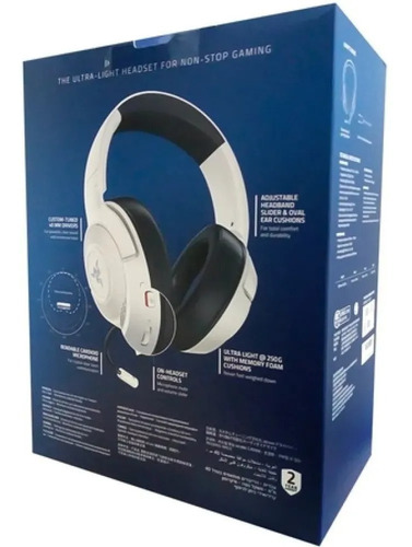 Imagen 4 de 5 de Razer Kraken X For Console White Playstation Xbox Switch Pc