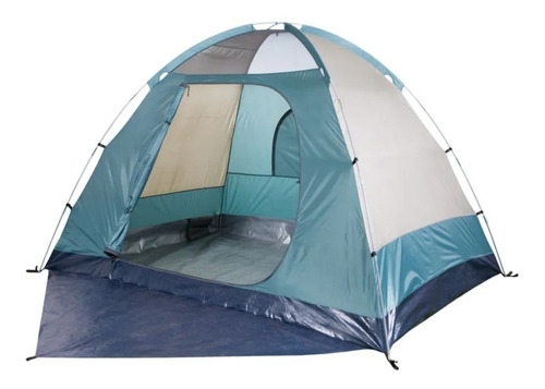 Imagen 5 de 6 de Carpa Familiar Doite 6 Personas Impermeable 3000mm Faldon
