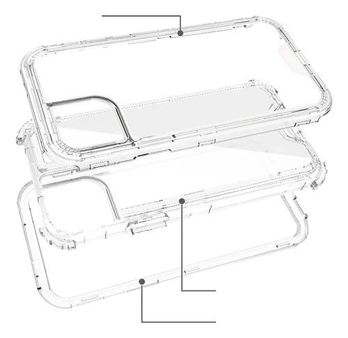 . Funda Protector Uso Rudo 3 En 1 For Samsung