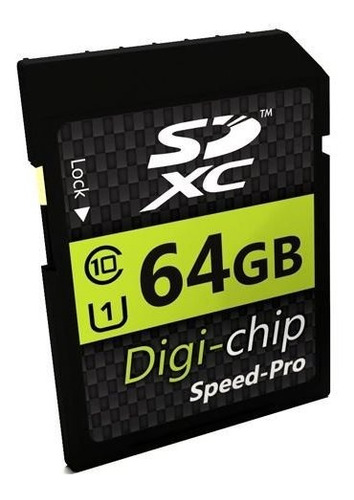 Digi Chip 64 Gb Sdxc Clase 10 Para Olympus Stylus Sh-3