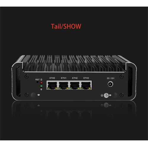 Hkuxzr Firewall Mini Pc, Intel Celeron J4125 Quad Core 4xint