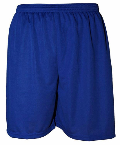 Calção Esportivo Liso Short Futebol C/ 6 Pçs