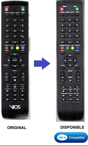 Control Remoto Para Smartv Marca Vios