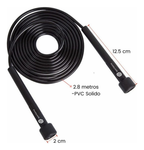 Cuerda Para Saltar Sportisimo - Ajustable Ejercicio Brincar