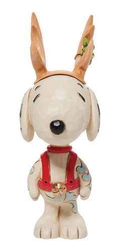 Enesco Jim Shore Peanuts Snoopy - Figura Miniatura De Reno D