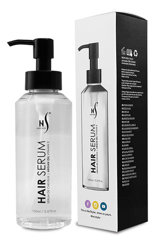 Herstyler Suero De Aceite De Argán Para El Cabello, Nuevo .