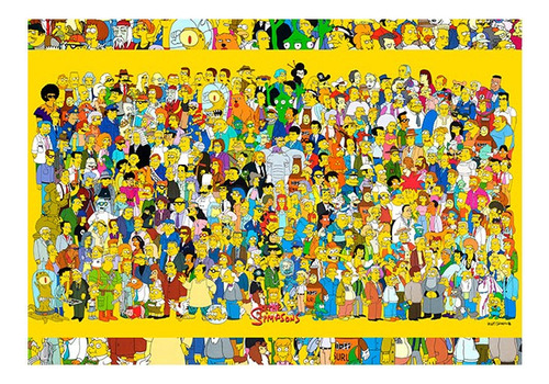 Rompecabezas 1000 Piezas Simpson Personajes