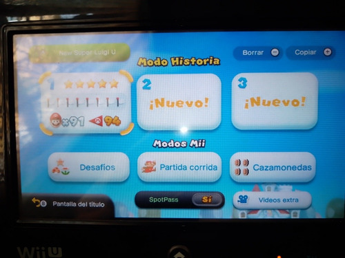 New Super Mario Bros U + New Luigi U Nintendo Wii U Wiiu (Usado)