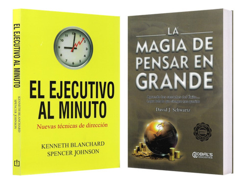 Ejecutivo Al Minuto + Magia De Pensar Grande Pack 2 Libros