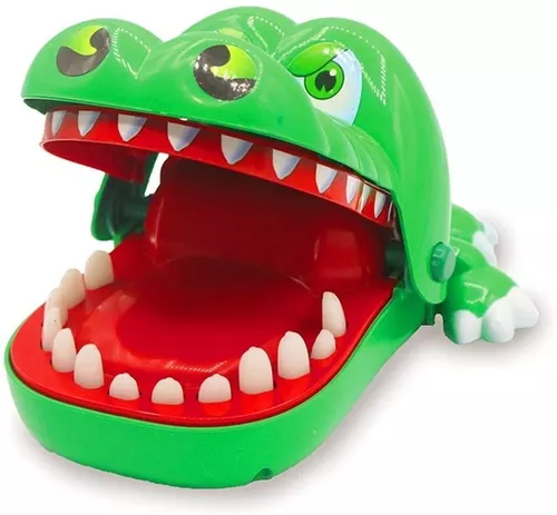 Brinquedo Crocodilo Dentista Polibrinq Ref.AN0025 - Luxgolden