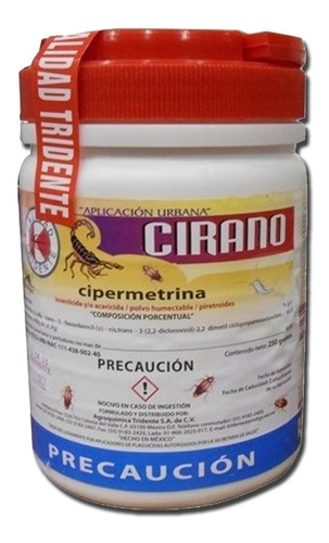 Cirano 40 500g Cucarachas Araña Alacrán Hormiga