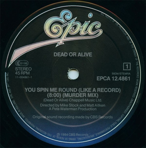 Vinilo Dead Or Alive - You Spin Me Round (like A Record) (Usado)