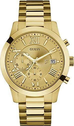 Guess Reloj Clásico De Los Hombres De La Esfera De Oro