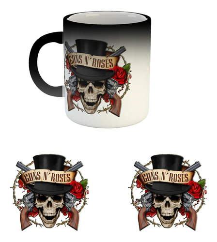 Taza Mágica Guns N' Roses Rock |de Hoy No Pasa| 3