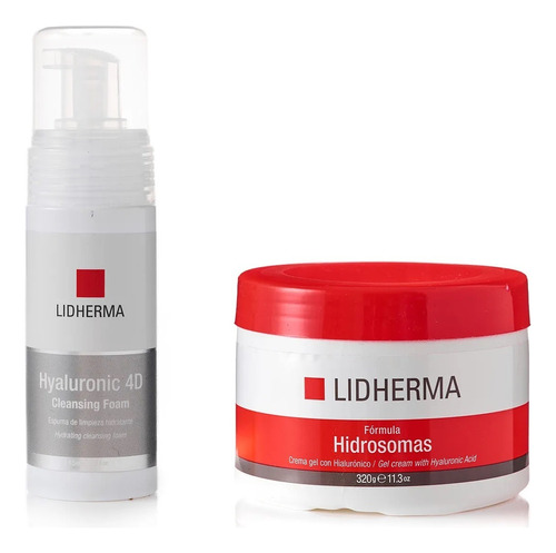 Hidrosomas Hidrata + Hyaluronic 4d Cleansing Foam Lidherma 