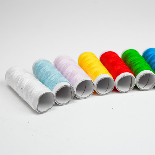 12 Kits Para Costura Cada Set Con 10 Hilos + 7 Agujas 204pzs