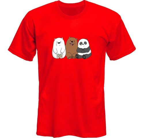 Remeras Escandalosos We Bare Bears Sentados *mr Korneforos*