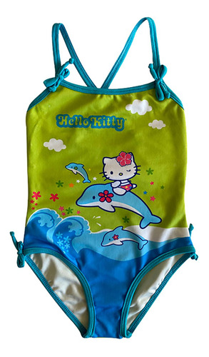 Traje De Baño Niña 01 Pieza Sublimado Hello Kitty S135008-19