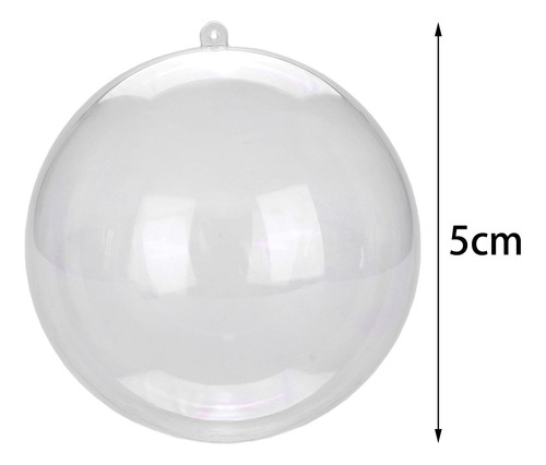 Adornos Transparentes De Navidad Diy Craft Packaging 5cm