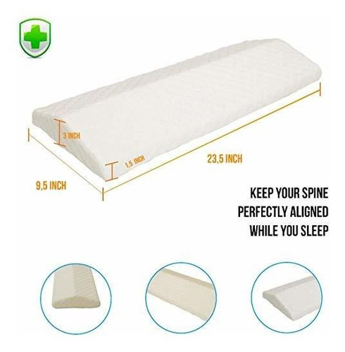 Gel De Enfriamiento Almohada Lumbar Para Dormir Espuma De Me
