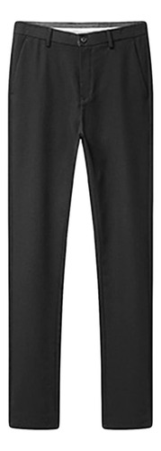 Pantalon Elastico Ajuste Recto Para Hombre Clasico Color 33