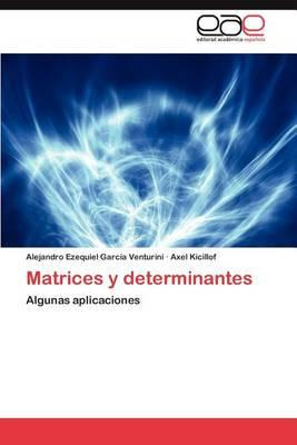 Libro Matrices Y Determinantes - Alejandro Ezequiel Garcã...