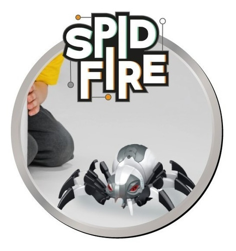 Araña Spid Fire Humo, Luz Y Sonido R/c Jugueteria Bloque