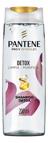 Shampoo Pantene Pro-v Miracles Detox Limpia - Purifica 200 M