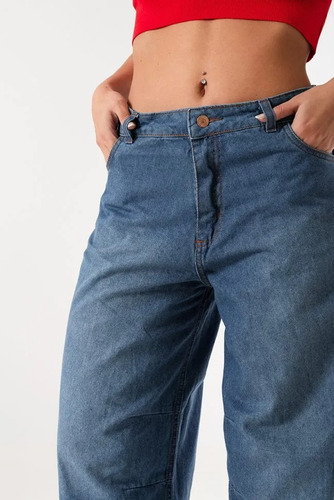 Pantalón Jean Balloon Mujer Tendencia
