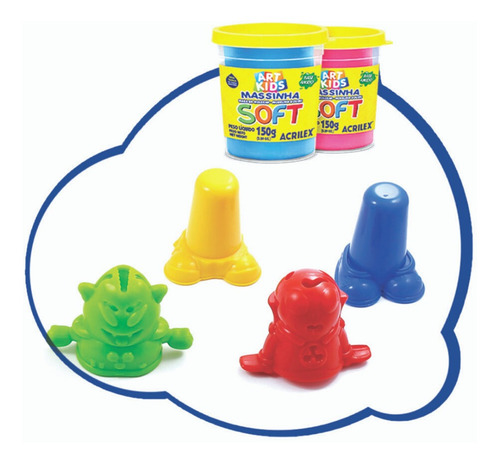 Kit De Masas Et Loco Acrilex