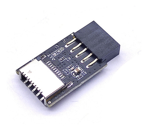 10x Placa Base Usb 2.0 De 9 Pines A Conector Frontal Tipo A