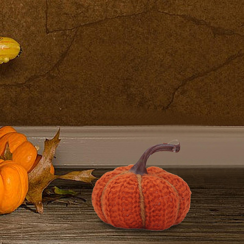 Calabaza De Tela, Calabaza Tejida, Adorno De Calabaza