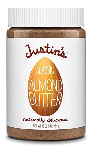 Crema De Almendra Justin's Classic Honey Almond Butter 454 G