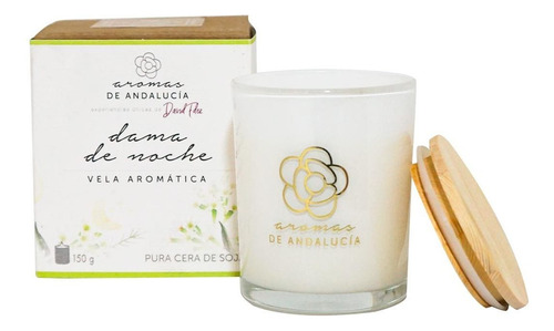 Vela Aromatica De Soja Esencia Aroma A Dama De Noche 150 G