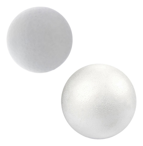 2 Bolas De Espuma Blancas De Poliestireno Para Manualidades,