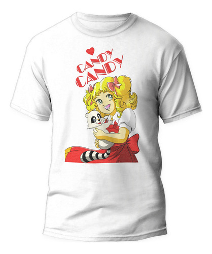 Polera Candy Candy Love Anime Moda Juvenil Mujer Niñas