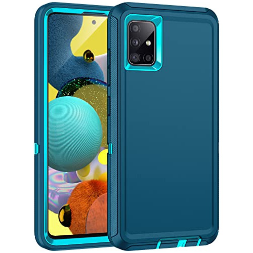 Funda For Samsung Galaxy A51 5g Turquesa 6.5 Pulgadas 3 Capa