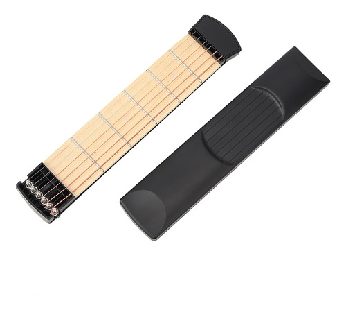 Nueva Guitarra De Bolsillo Portátil De 6 Trastes Para Mano I