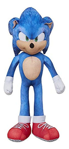 Sonic The Hedgehog Sonic Plush De 13 Pulgadas Con 10 Soni