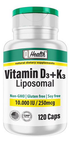 Vitamina D3 Liposomal 120 Caps - Unidad a $538