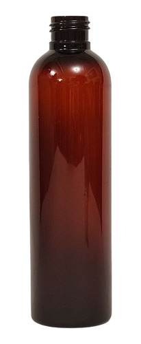Botella Pet 250 Ml Ámbar Bomba Dosif Negra Estriada 2 Pzas